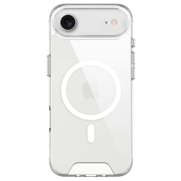 MagSafe Cover - MW - iPhone 17 Air - Transparent - Stødabsorberende - Elegant Vit