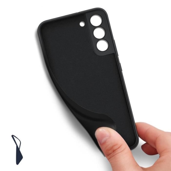 Coque - Samsung - Galaxy S22 Plus - Mjuk Silikon - Hållbart Skydd - Soft Touch Svart