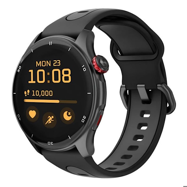 Sports Smartwatch med Sundhedsovervågning Bluetooth Opkald Vandtæt 30m myPhone Sort Svart