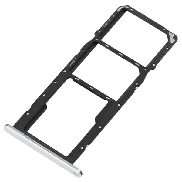 SIM kort skuffe - AVIZAR - Galaxy A06 - Dobbelt SIM - Micro SD - Hvid farve Vit