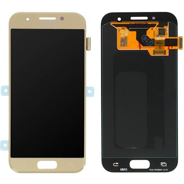 Original Full Ersättning Samsung Galaxy A3 2017 LCD-skärm - Guld