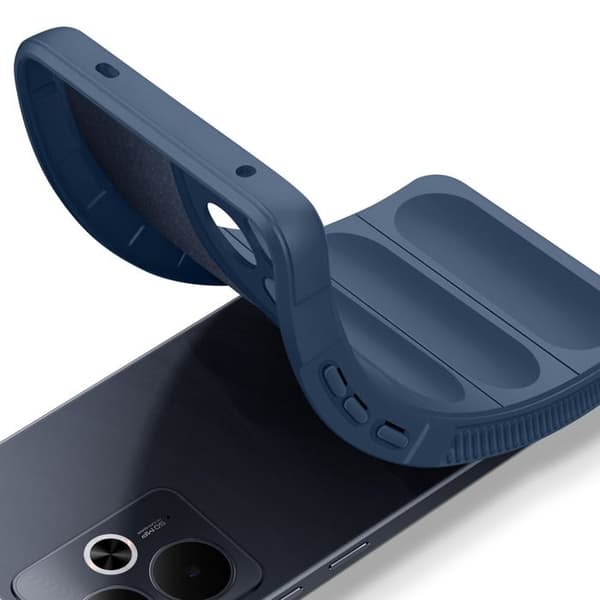Coque för Realme 14T Stötstålig Silikon Blå Natt Mørkeblå