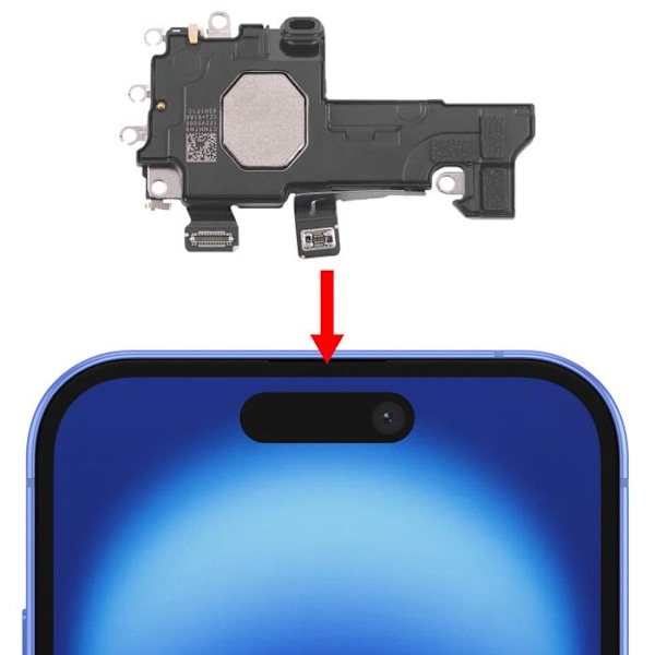 Sisäinen Kaiutin iPhone 16 Musta Svart