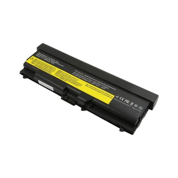 Lithium-ion batteri 6600mAh til bærbar computer kompatibel med Lenovo ThinkPad E40 11.1V sort Svart