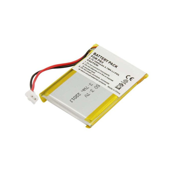 Langaton PlayStation 3 Ohjainakku 3,7V 1000mAh Li-Polymer Harmaa