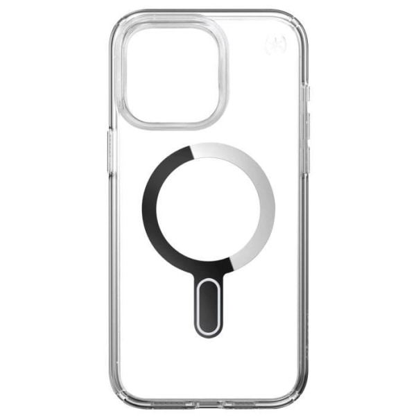 MagSafe Fodral för iPhone 15 Pro Presidio Perfect Clear Clicklock Speck Silver