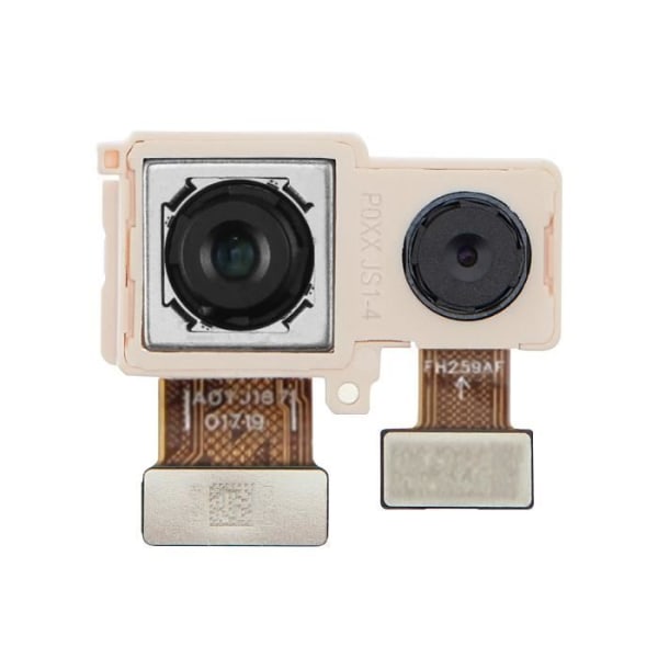 Bagkamera 13MP - AVIZAR - Huawei P Smart 2019 - Integreret forbindelsesledning - Sort Svart