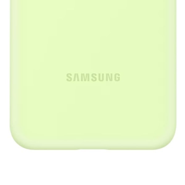 Coque pour Samsung S24 Soft Touch Silicone Flexible Original Samsung Vert Citron Grön