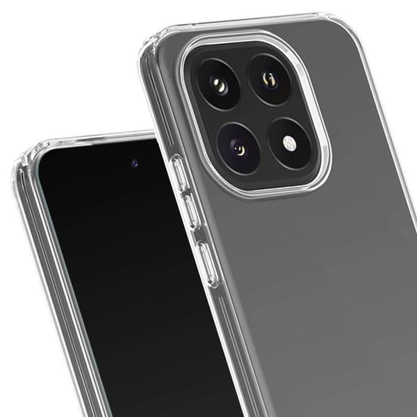 Coque - FORCE CASE - Xiaomi 15T Feel 2m - Stötskydd 2 m - Tryax Inserts 3D - Transparent Vit