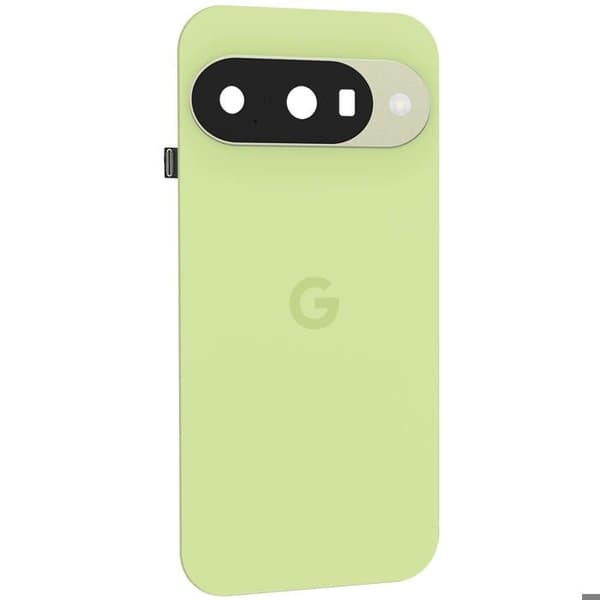 Originalt batteri för Google Pixel 10 med kamerautskärningar, Google limegrön Grön