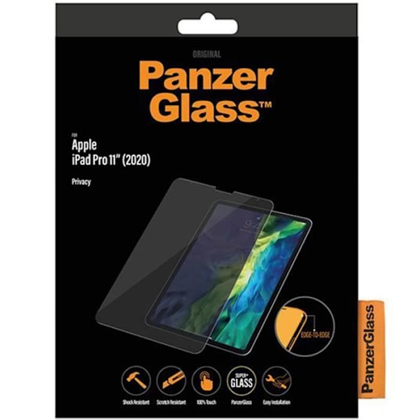 Skærmbeskytter - SPIGEN - PanzerGlass Privacy - iPad Pro 11 (2020) - Air (2020) - 9H hærdet glas