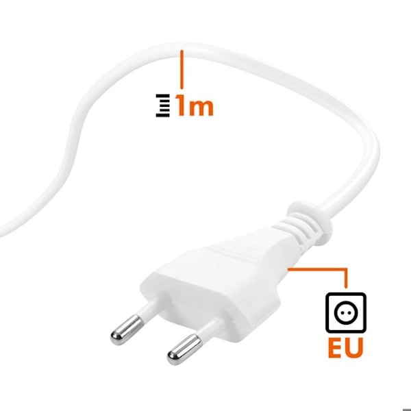 Multiport Oplader Station 4 USB-C + 6 USB 50W Kabel 1m Kompakt LinQ Hvid Vit