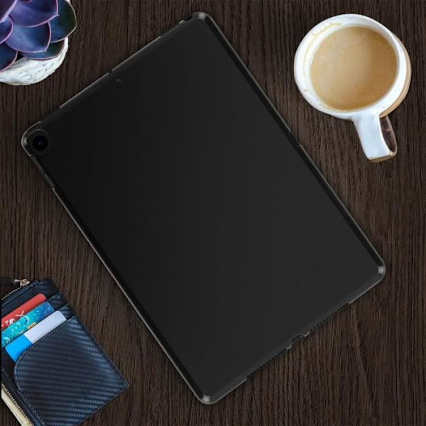 Coque iPad 2019 10.2 - ADVARSEL - Silikone Gel Fleksibel - Ultra Tynd - Modstandsdygtig - Sort Svart