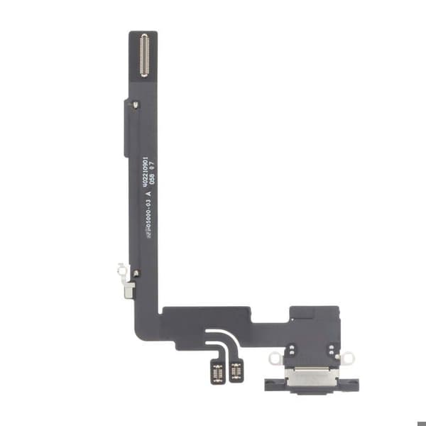 Ladeconnector til iPhone 16 Pro Max Reparation af USB-C og Micro Port Sort Svart