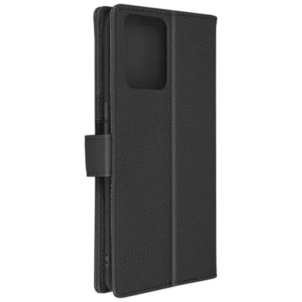 Vivo V23 Pro Flip Wallet Case Video Support sort - AVIZAR - Rigid - Syntetisk - Sort - Mat - Blandet svart