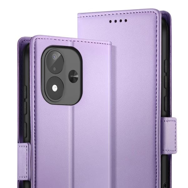 Plånboksfodral för Redmi Note 17 Serie Smart Book med Stöd Lavendel Violett