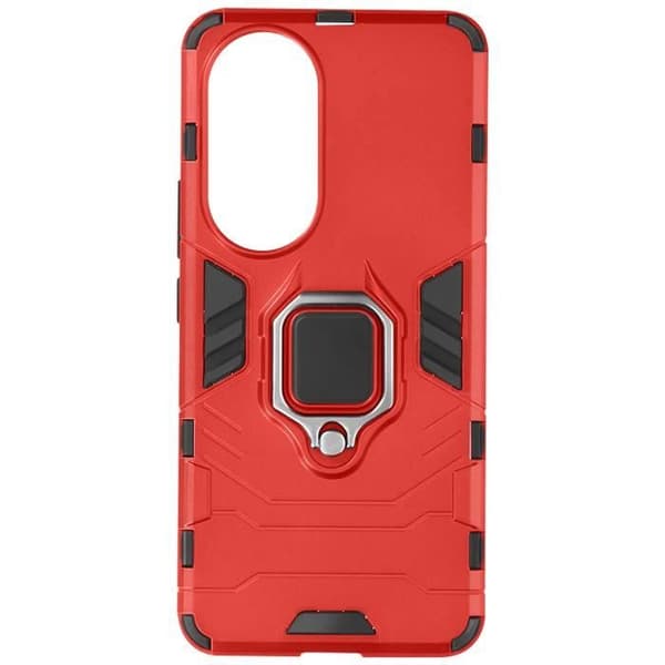 Coque - AVIZAR - Honor 90 - Stødabsorberende - 360° roterende ring - Rød Röd