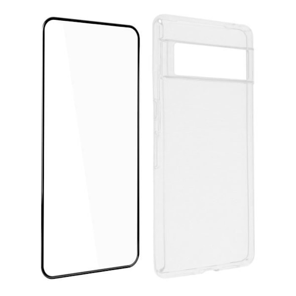 Kotelo Google Pixel 7 Pro Soft and Tempered Glass 4smarts -puhelimille