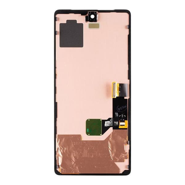 LCD-erstatningsskærm - Google - Pixel 7 - Sort - 5,5 tommer - Formonteret Svart