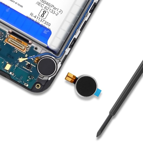 Reserve vibrator til Samsung A26, M35, M15, A16 og A15 Sort Svart