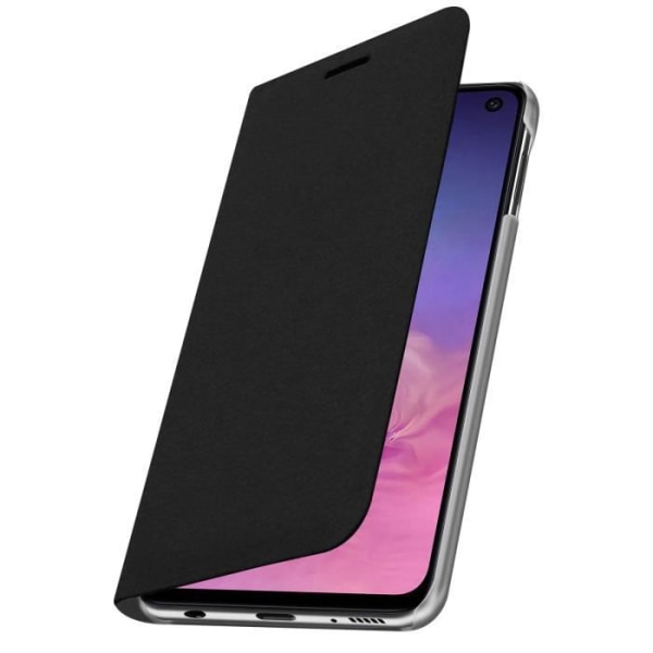 Housse til Samsung Galaxy S10e - MÆRKE - Stiv Cover - Stødabsorberende - Sort - Kortholder svart