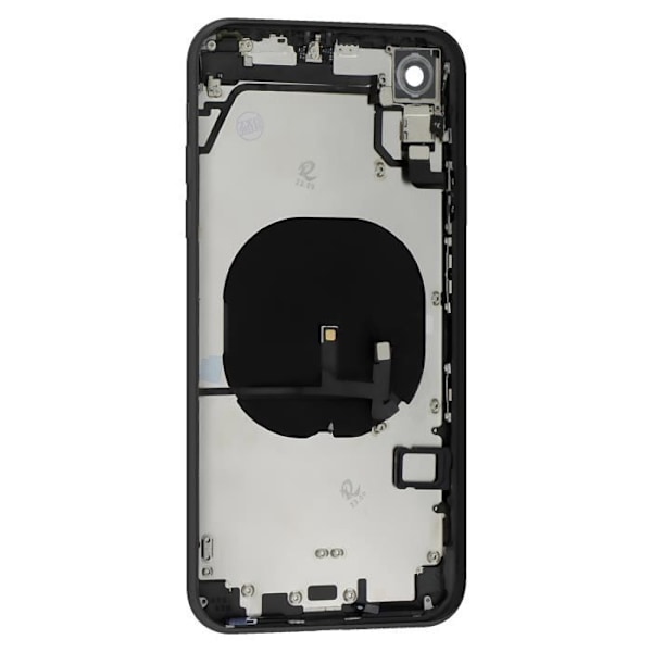 Komplet chassis til iPhone XR Central ramme og bagglas sort Svart