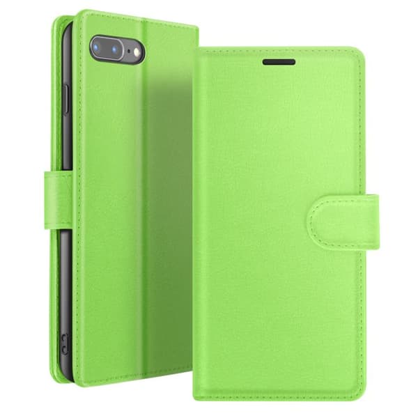 Plånboksfodral för iPhone 8 Plus / 7 Plus Stöd och Magnetflik Zanaé Grön Grön