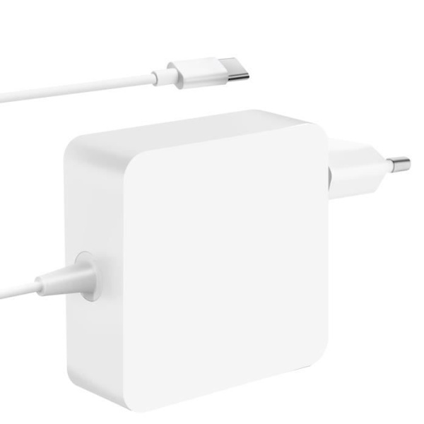 USB C Väggladdare för MacBook - MOXIE - Moxie Vit - 45W - Inkluderad kabel 1,7 m - Power Delivery Vit