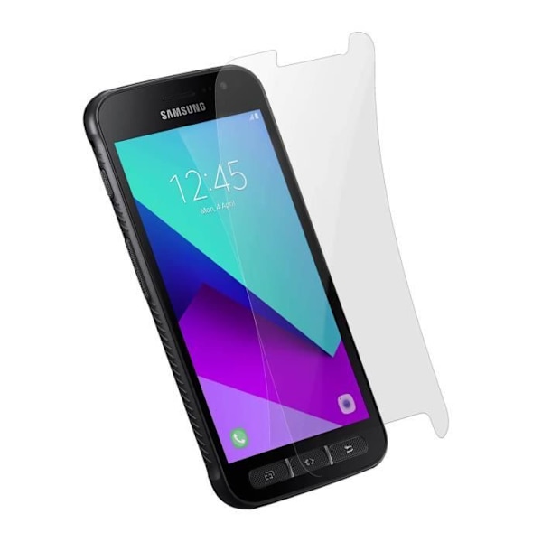 Galaxy Xcover 4 ja 4s näytönsuojalasi joustava iskunkestävä läpinäkyvä valkoinen Vit