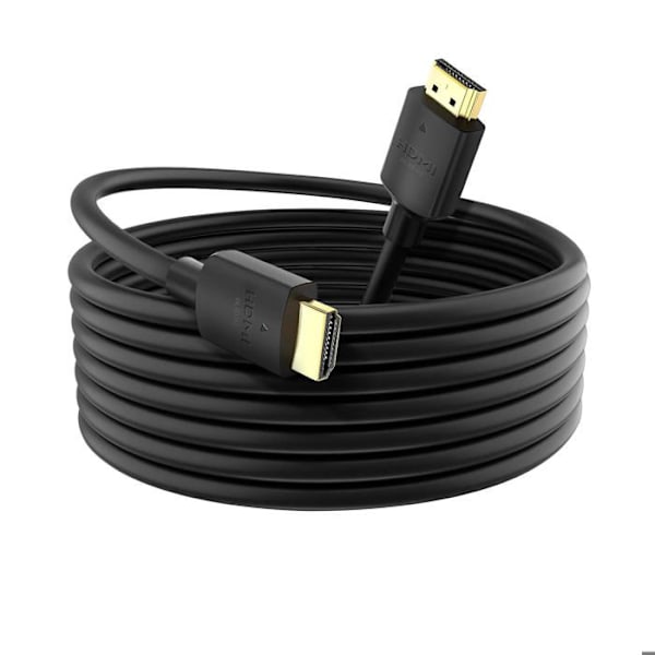 HDMI 2.0 kaapeli 4K 60Hz TV:lle, kultapinnoitetut liittimet, 3m, Swissten, musta