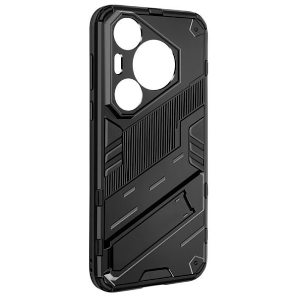 Fodral till Huawei Pura 70 Pro med stöd för stöd för stöd Svart - AVIZAR - Stel - Syntet - Blandat Svart