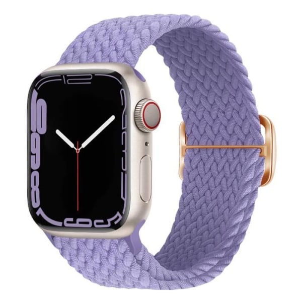 Rem til Apple Watch 41 mm / 40 mm / 38 mm Nylonflettet åndbar lavendel lavendel-