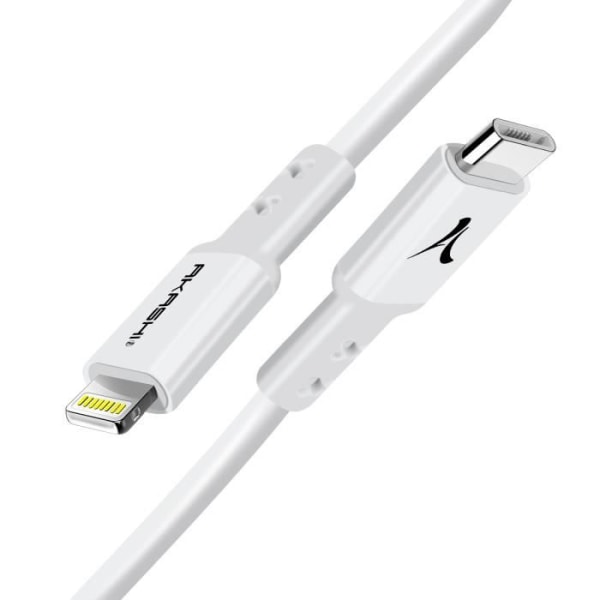 USB-C til Lightning-kabel 3A Hurtigopladning Synkronopladning 3m Akashi Hvid