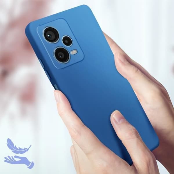 Coque - Xiaomi - Redmi Note 12 Pro - Semi-stiv silikon - Stødbeskyttelse - Blød finish Blå