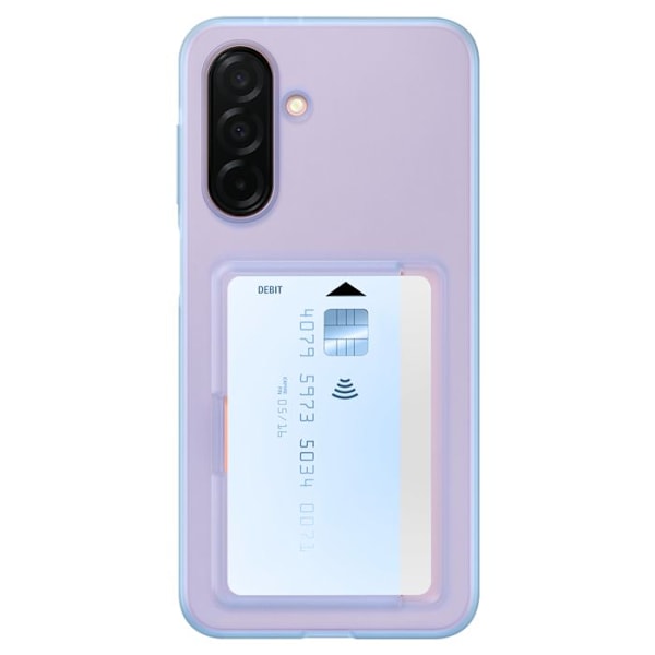 Coque för Samsung A26 Kortficka Silikon Soft touch Original Samsung Blå Blå
