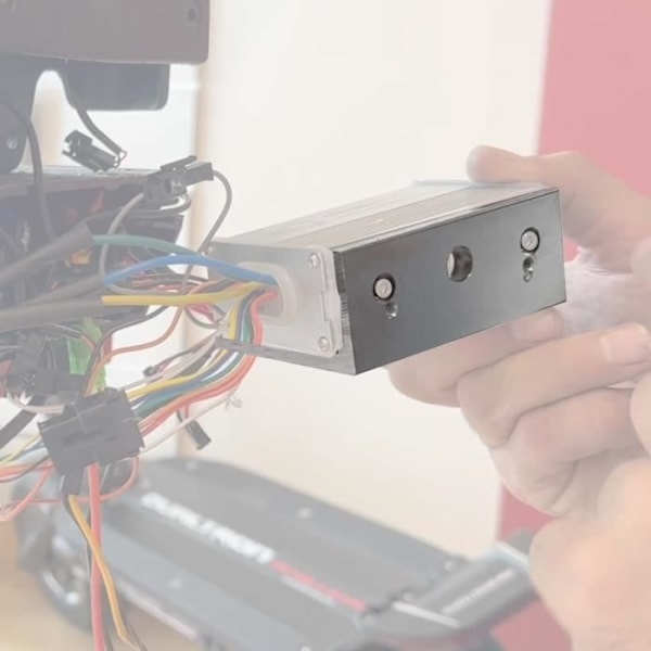 Plade dæk til Dualtron Mini varmeafleder Minimotors sort Svart