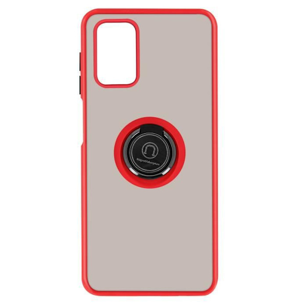 Beskyttelsesskal - Samsung - Galaxy A03S - Bi-materiale - Metalring - Rød Röd