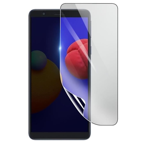 Näytönsuoja - 3MK - Samsung Galaxy A01 Core - Iskunkestävä Hydrogeeli - Läpinäkyvä - Naarmuuntumaton Transparent