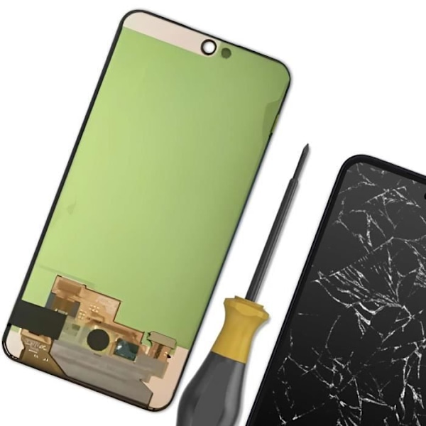 LCD-skärm och Touchglas för Samsung Galaxy A35 Original Samsung Svart Svart