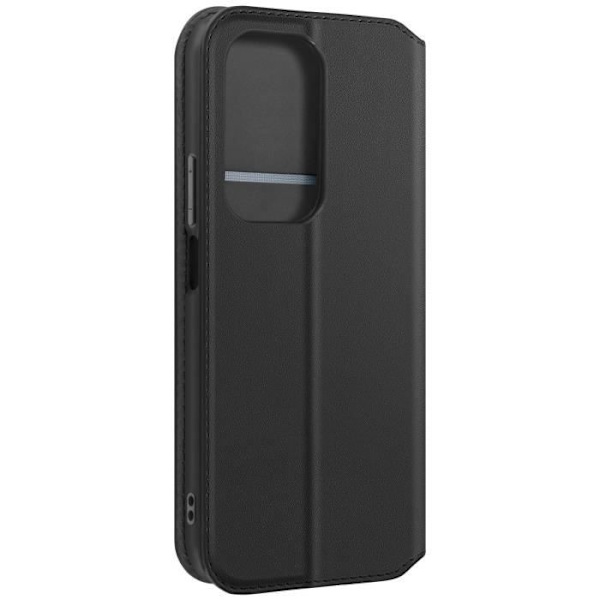 Etui til Honor 200 Lite - AVIZAR - Klap til kort og videostøtte - Sort Svart