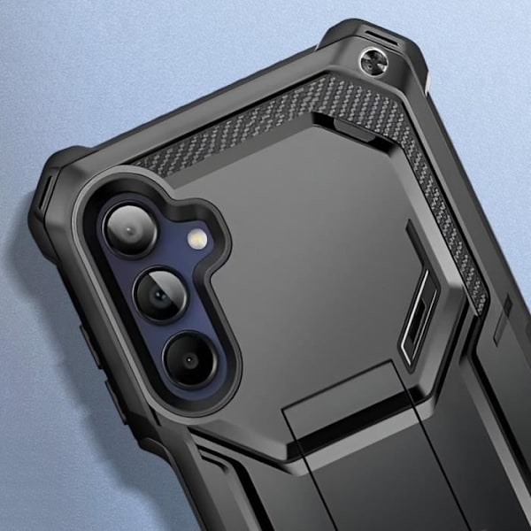 Carbon Case til Samsung Galaxy A15 Fuld beskyttelse Stødsikker I-Blason Sort Svart