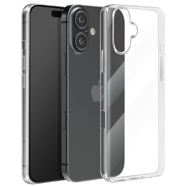 AVIZAR suojakuori iPhone 16 Plus -puhelimelle - Ultraohut 0,3 mm - Kosteutta hylkivä - Läpinäkyvä Transparent