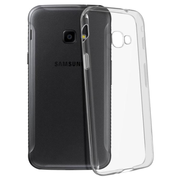 Galaxy Xcover 4 Case Erittäin ohut pehmeä silikonisuojakotelo - läpinäkyvä valkoinen