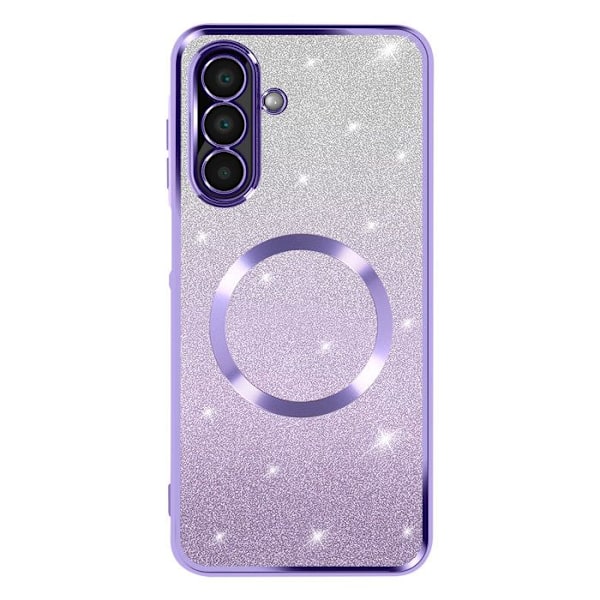 Coque MagSafe til Samsung Galaxy A26 Silikone Glitrende Lilla Lila