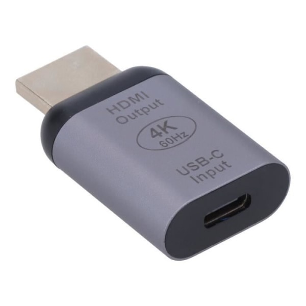 4K 60Hz Type-C (hona) till HDMI (hane) Samma skärmadapter för Mac/smartphone/laptop