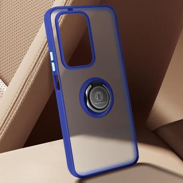 Smartphone cover - AVIZAR - Honor 200 Lite - Stødabsorberende - Holdering - Blå Blå
