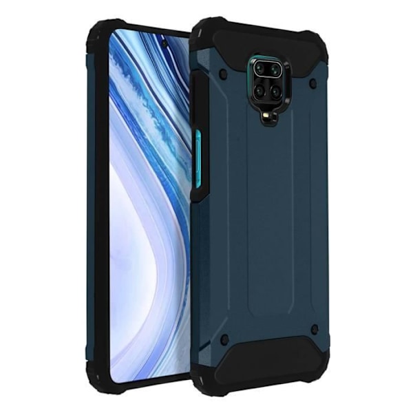 Kotelo - AVIZAR - Xiaomi Redmi Note 9 Pro/9 Pro Max - Iskunkestävä - 1,8 m - Puolijäykkä Blå
