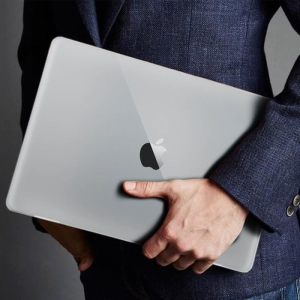 MacBook Air 13'' 2018 Stötsäker hård polykarbonat Transparent vit fodral