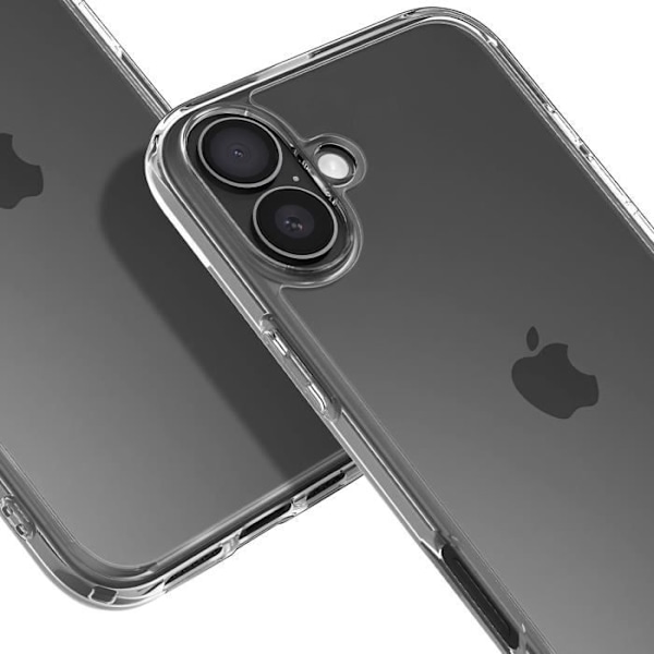 Stötsäkert fodral för iPhone 16 Plus Bi-material Anti-gulning Spigen SGP Transparent Transparent