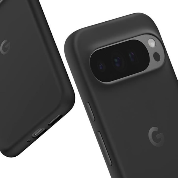Etui - GOOGLE - Pixel 9 Pro XL - Matte Soft Touch - Beskyttet kamera Svart